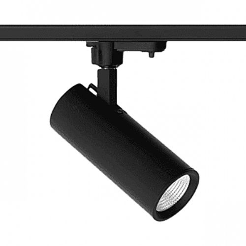 LED Surface mount track light - 20W Prime (WW) black body