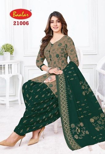 Baalar Colours Patiyala  Dress Material