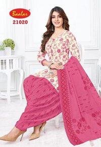 Baalar Colours Patiyala  Dress Material
