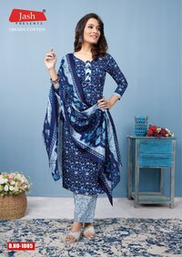 Jash Trendy Cotton Vol-1 Kurti Pant With Dupatta