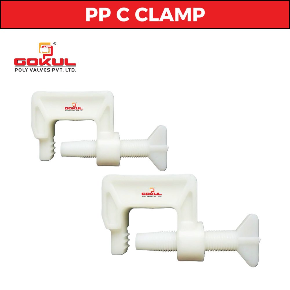 Pp C Clamp - Application: Chemical Fertilizer Pipe