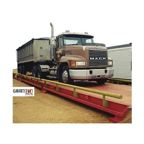 Red Electronic Truck Weighbridge