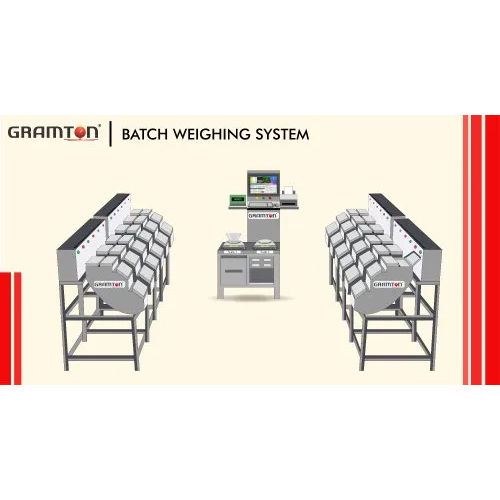 Semi Automatic Batch Weighing System - Color: Gray