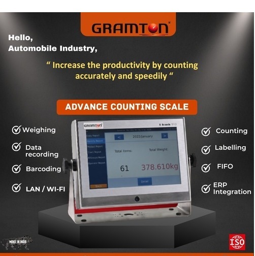 Weighing And Printing Scale - Accuracy: 1 Gm