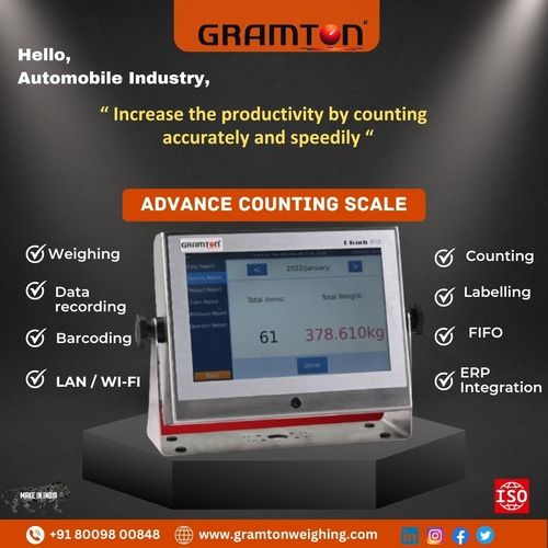 Industrial Parts Counting Label Printing Scale