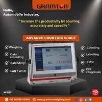 Label Printing Scale With Data Storage - Accuracy: 1 Gm