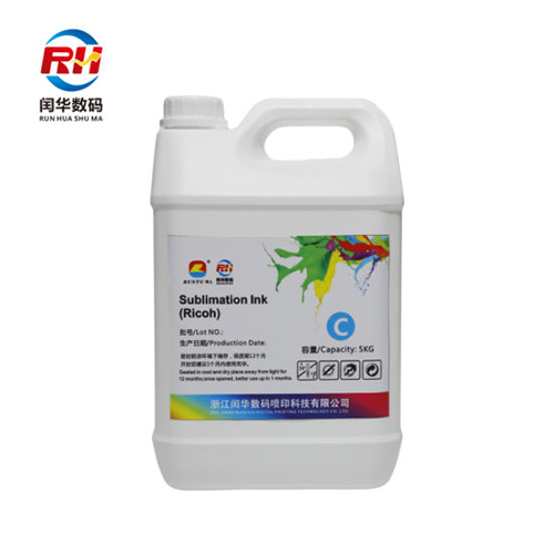 Fluent Sublimation Ink - Eco-Friendly Ink Jet Cartridge Various Sizes Vibrant Coral Blue Color Perfect for Ricoh Printers