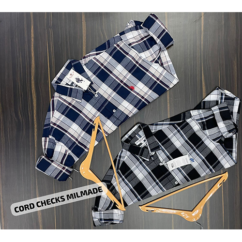 Milmade Cord Checks Shirts