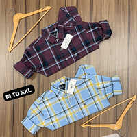 Mens Paper Cotton Checks Shirts