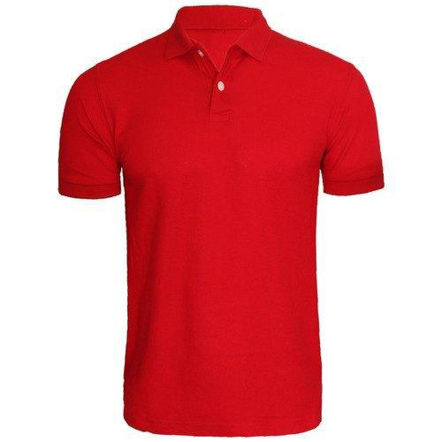 Polo Neck Cotton T Shirts