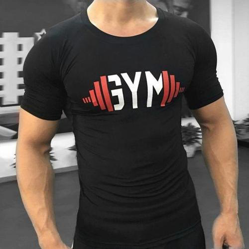 Mens Half Sleeve  Gym T Shirt