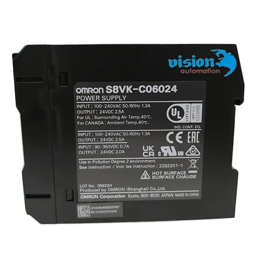 S8Vk-C06024 Omron Power Supply Application: Industrial