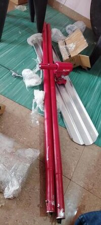 Magnesium Bull Float - Aluminium Pipe, 4'8'' Blade Size | 47 Inches Length, 8 Inches Width, Manual Control, Concrete Finishing Feature