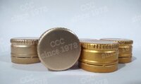 Plain 25mm Gold/silver Ropp - Color: Customized Option