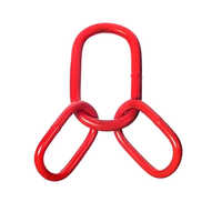 G Master Link - Iron Material, 12-25 Mm Thickness, Red Color | Durable, Strong For Industrial Use