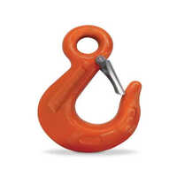 Sling Hook - Iron, 2 To 5 Ton Capacity, Orange Color | Durable, Strong, Manual Power Source, Industrial Usage, Warranty Included