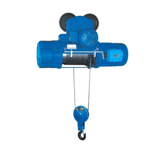 Blue Electric Wire Rope Hoist