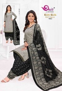 Devi Kumkum Vol-9 Readymade - Top Cotton Printed | Bottom Cotton Printed, Dupatta 2.25 Mtrs | Sizes L(40)/xl(42)/xxl(44)/3xl(46)