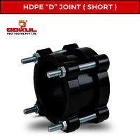 Hdpe D Joint - Color: Black