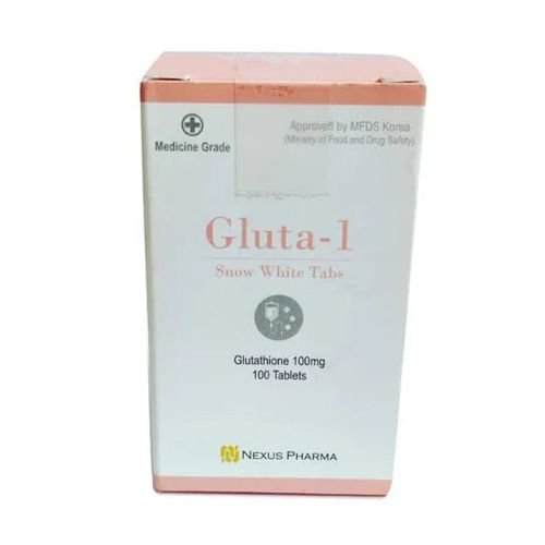 Gluta 1 Snow White Glutathione Skin Whitening Tablet Specific Drug