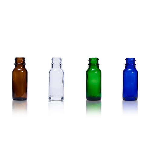 0.5 OZ Boston Round Glass Bottles