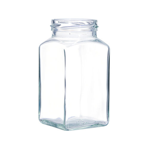 Round Transparent Food Glass Jar