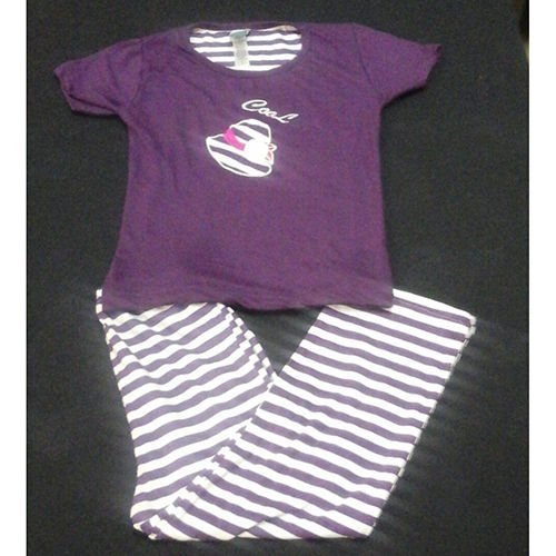 Different Available Baby Girls Printed Night Suit Set