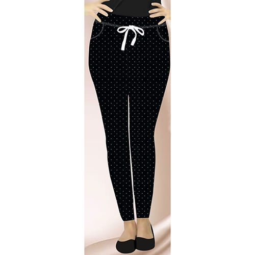 Straight Fit Plain Black Four Way Stretchable Ladies Legging at Rs 125 in  Jaipur