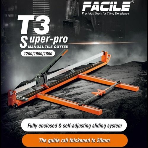 FACILE T3 SUPER PRO 160 (64 INCH ) MANUAL TILE CUTTER 1600MM
