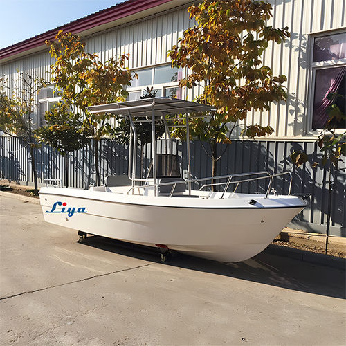 Liya 5m mini fiberglass hull fishing dinghy with outboard motor