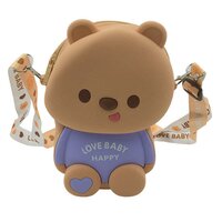 CUTE CARTOON GIRLS BACKPACK SHOULDER BAG  PURSE  PORTABLE  MINI SILICONE HANDBAG GIRLS