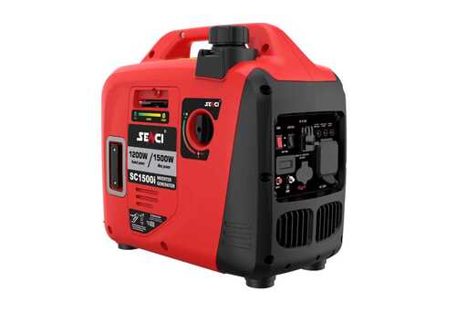 Senci Silent Inverter Generator 1500i Dimension (L*w*h): 430*252*400 Millimeter (Mm)