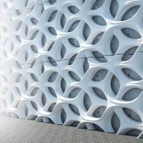 White Grc Cladding Screen