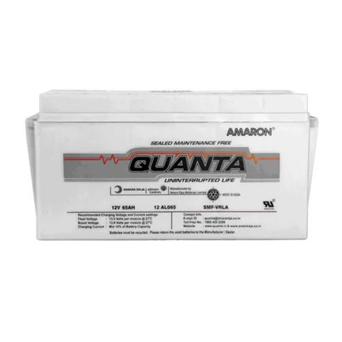 Amaron 12al065 Quanta Smf Battery Battery Capacity: 51 A 80ah Ampere-hour (Ah)