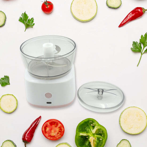 PORTABLE MINI FOOD PROCESSOR CHOPPER ELECTRIC VEGGIE CHOPPER