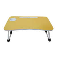Wooden Laptop Table - High-Quality Wood, Foldable Design , Modern Indian Style with No Assembly Required and Machine Cutting Technology