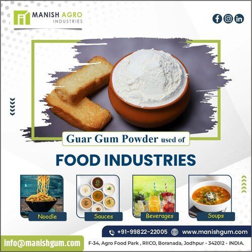 Manish Gum Food Grade Guar Gum Powder