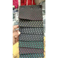 Cotton Knitted Quilted Fabric - Polyester Cotton Blend, Customizable Size, Multicolor Geometric Pattern | Stretchable, Lightweight For Garments Upholstery