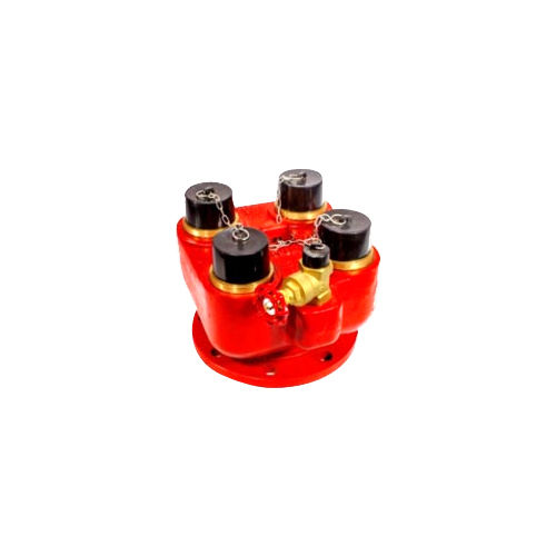 4 Way Fire Brigade Inlet - Color: As Per Availability