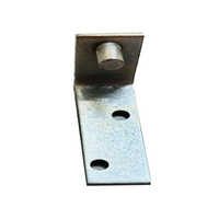 1.5 Mm Fire Extinguisher Bracket - High-quality Stainless Steel, Industrial Usage, Sleek Silver Finish