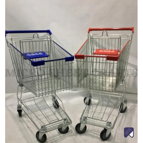 Super Market Mild Steel Shopping Trolley