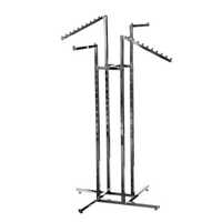 Four Way Garment Display Stand - Color: Black