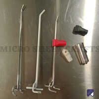Micro Pegboard Hooks - Color: Silver