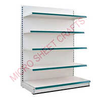 Metal Shelving Unit - Color: White