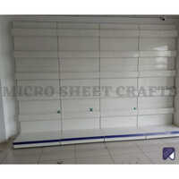 Showroom Powder Coated Ac Display Rack - Color: White