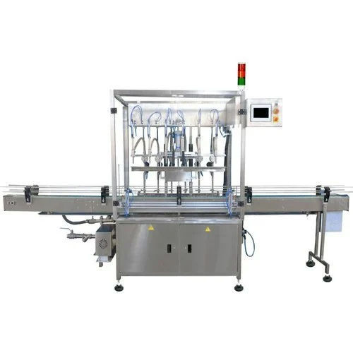 Semi Automatic Juice Filling Machine - Stainless Steel, Electric Drive | High Efficiency, Human Machine Interface, Semi-Automatic Operation, Beverage Application, Warranty Included