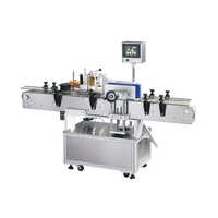 Vial Sticker Labeling Machine - Stainless Steel, Semi-automatic, Silver Color | High Efficiency, Eco-friendly, 200 Pieces/min Production Capacity