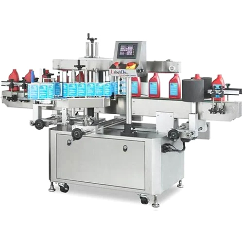 Automatic Flat Bottle Sticker Labeling Machine