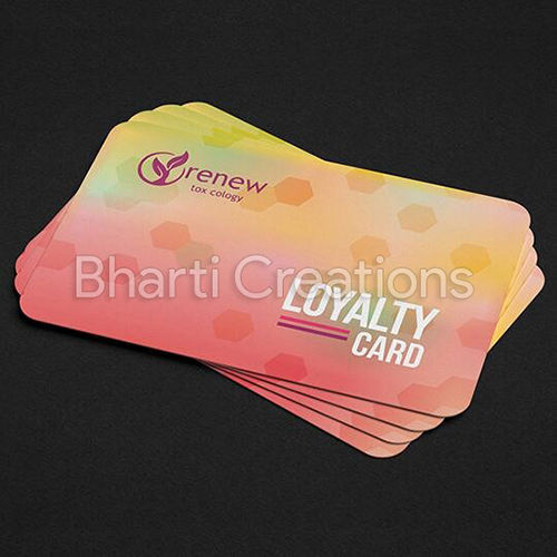 Multicolor Printed Pvc Loyalty Card