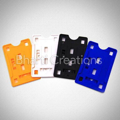 Colored Plastic Id Card Holder